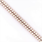 4PT- 13.63 CT. VVS Tennis Necklace in 14K Rose Gold (4 Prong) - White Carat - USA & Canada